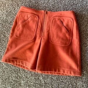 Gap wool mini skirt